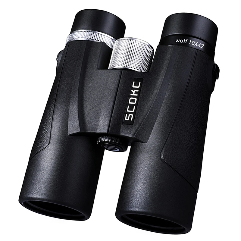 

Binoculars SCOKC 10X42 binocular telescope Central Zoom Portable Bak4 high quality