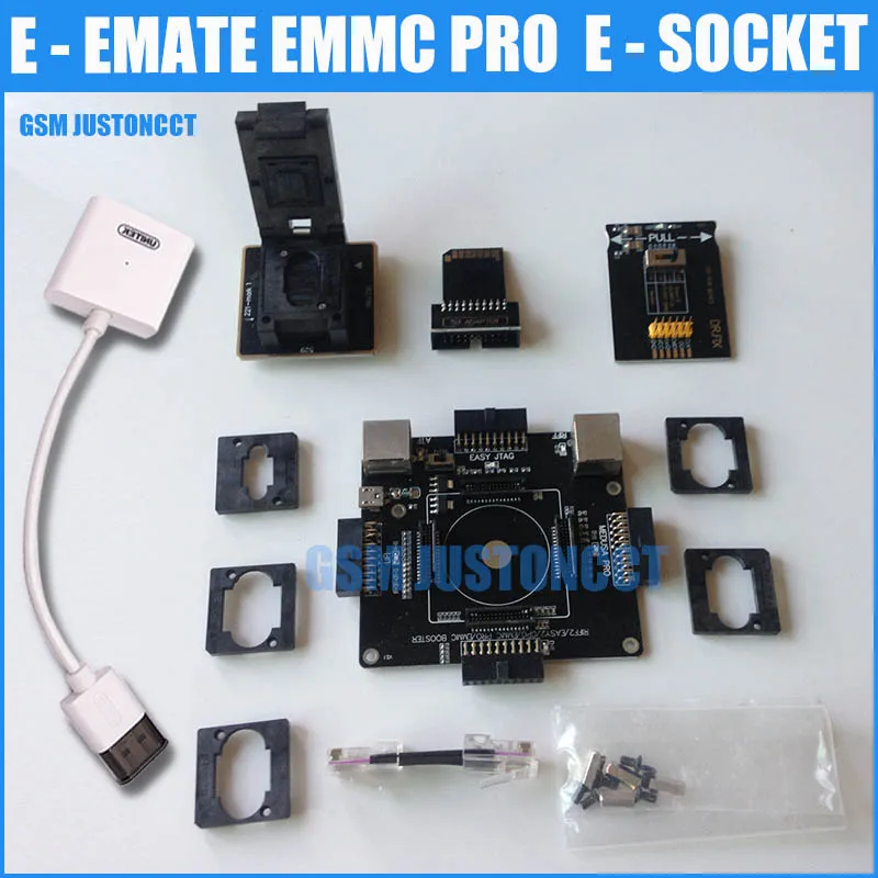 E-MATE Pro Box Emate E-Socket 6 в 1 без сварки BGA169E BGA162 BGA221 поддержка Medusa Pro Box/UFI/ATF/легкий JTAG Plug/RIFF-бокс