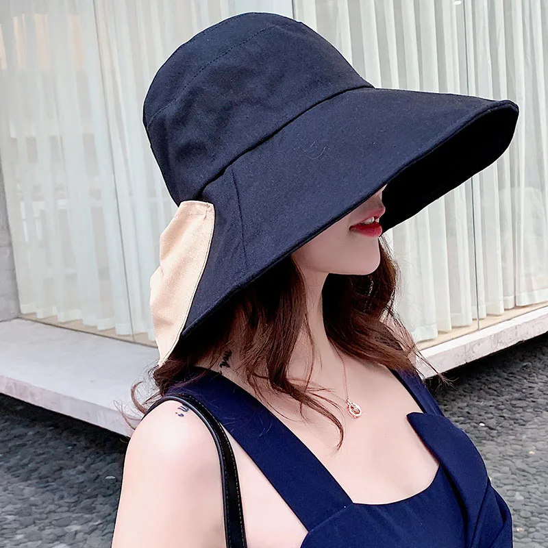 sun hats for women summer hat women beach hat summer women bucket hat bow  (20)