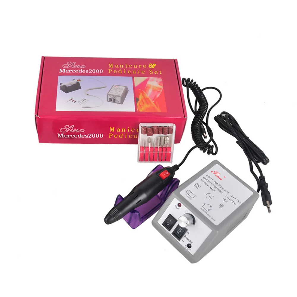 

Adjustable Professional Manicure Electric Grinding Machine Manicure Pedicure Nail Art Drill Nail Tools Rotation Rate