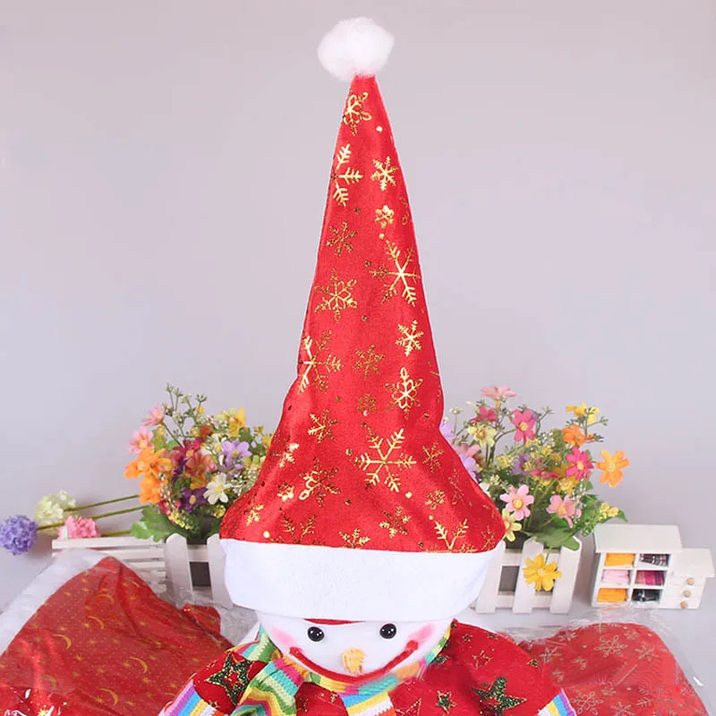 

1 PC Christmas Cap For Santa Claus Nonwoven Xmas Hats 2019 New Year Gifts Christmas Ornaments Christmas Party Props#20