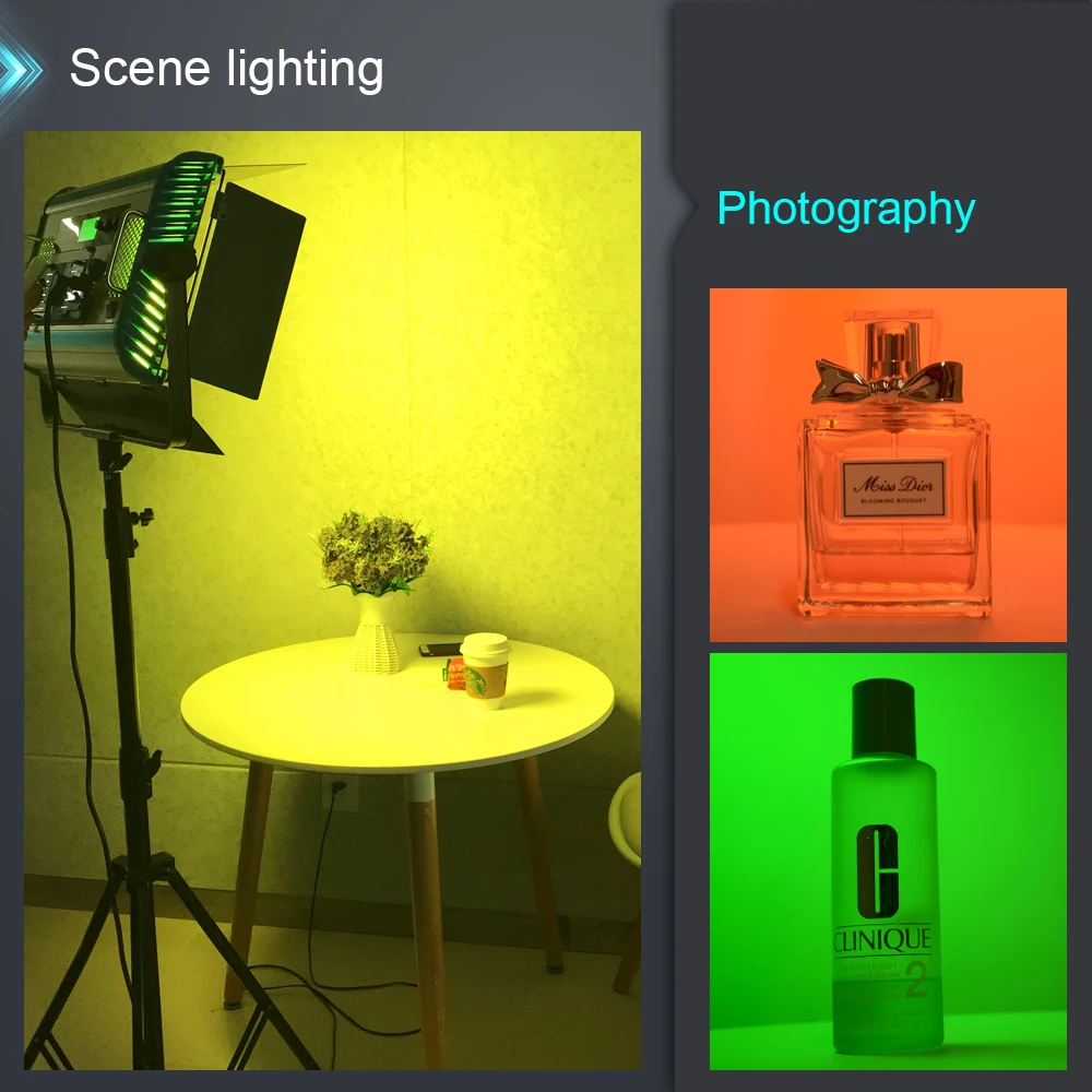 Дизайн Yidoblo A-2200c 140 Вт RGB двухцветный светодиодный светильник для фотосъемки и видеосъемки светодиодный мягкий светильник с пультом дистанционного управления