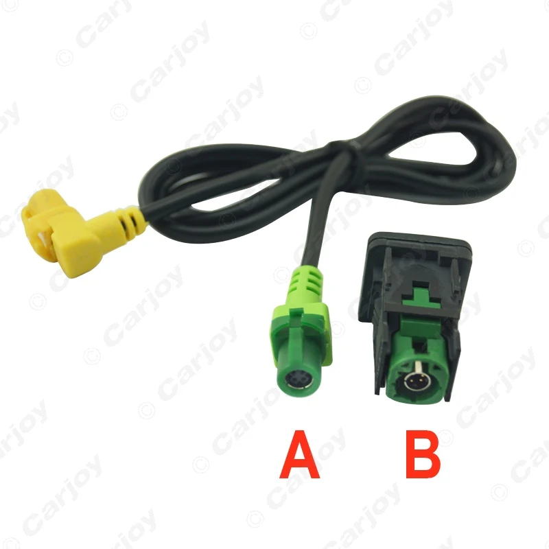 LEEWA для VW Golf 5/6 Scirocco Passat jetta mk6 USB вход USB разъем поверхность+ кабель RCD510 5KD 035 726 A - Название цвета: A B