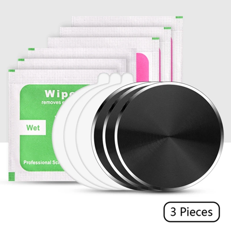 

Universal Metal Plate Replacement Kit For Magnetic Car Phone Holder Mount Metal Plate Magnet Holder For iphone Samsung