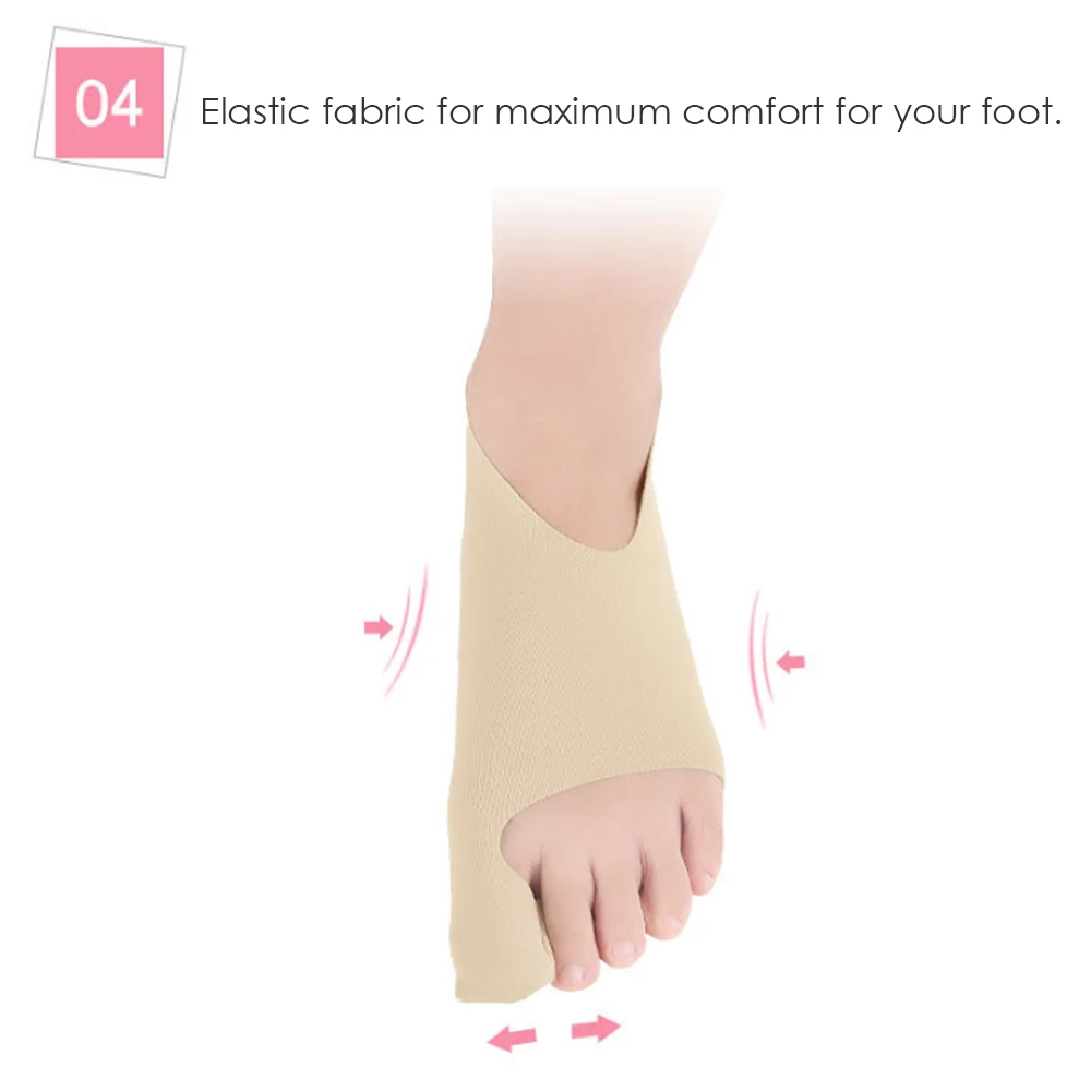 1 Pair Bunion Corrector Big Toe Straightener Bandage Hallux Valgus Correctors Foot Care Tools for Men and Women