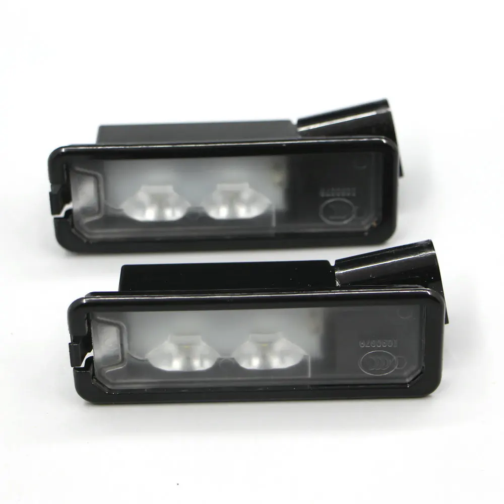 2 unids VW OEM Оригинальный светодиодный Marcos de matricula luz fit aplicar a Golf MK6 MK7 Passat B7 CC Polo 6R 35D 943 021