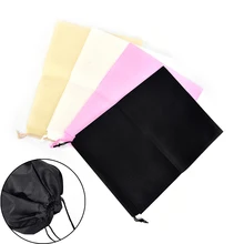 2 шт. Нетканая портативная обувь сумка дорожный мешочек для хранения с длинным ремешком пылеотталкивающий мешок