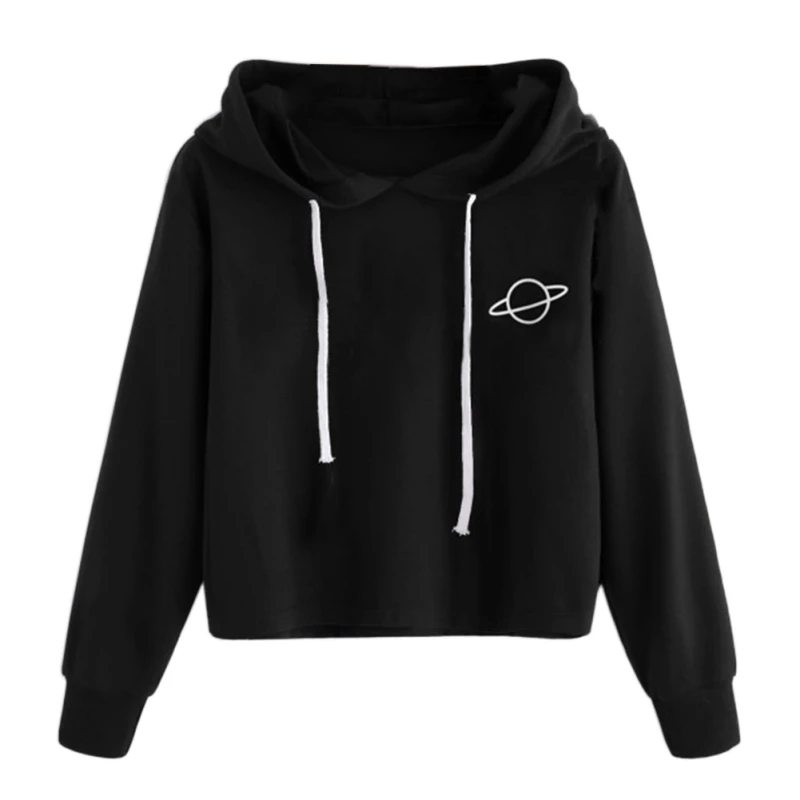 

Women Spring Hoodies Cotton Sweatshirts Solid Printed Hooded Foreign Trade Explosions Women Sell-off