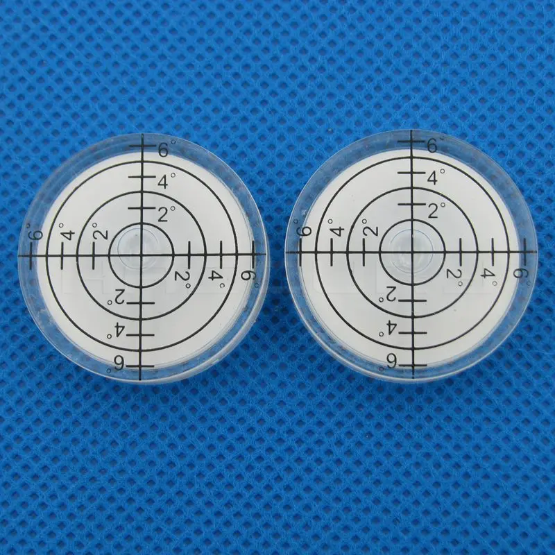 Hot Sale!! 1 PCS White Green Color Plastic Bullseye Bubble level Round Level Bubble Accessories for measuring instrument