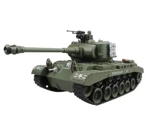 Радиоуправляемый Танк США M26 15 каналов 1/20 Першинг снег Леопард основная модель