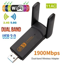 Двухдиапазонный USB Wifi адаптер 802.11AC 1900 Мбит/с WiFI 5 ГГц адаптер USB Ethernet ПК сетевая карта Lan Wifi ключ AC Wifi приемник