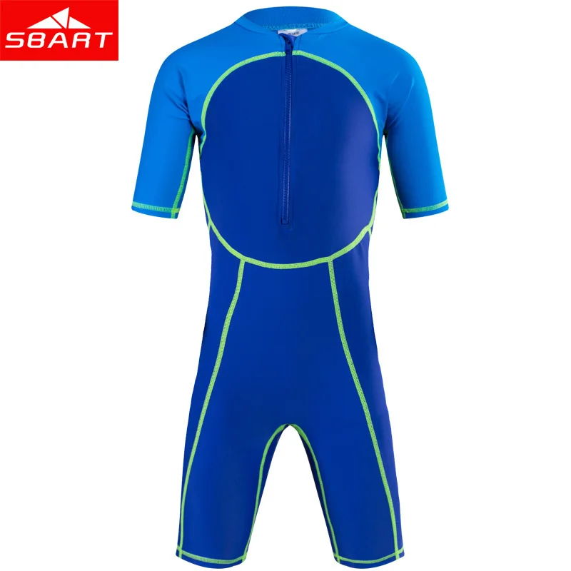 Children's Lycra Swimming Diving Wetsuits Boys Girls Short Sleeve Water
