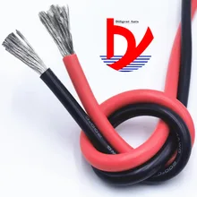 Cabo de linha de teste ultra flexível awg, fio de alta tensão 1awg-60-200 graus cabo de energia