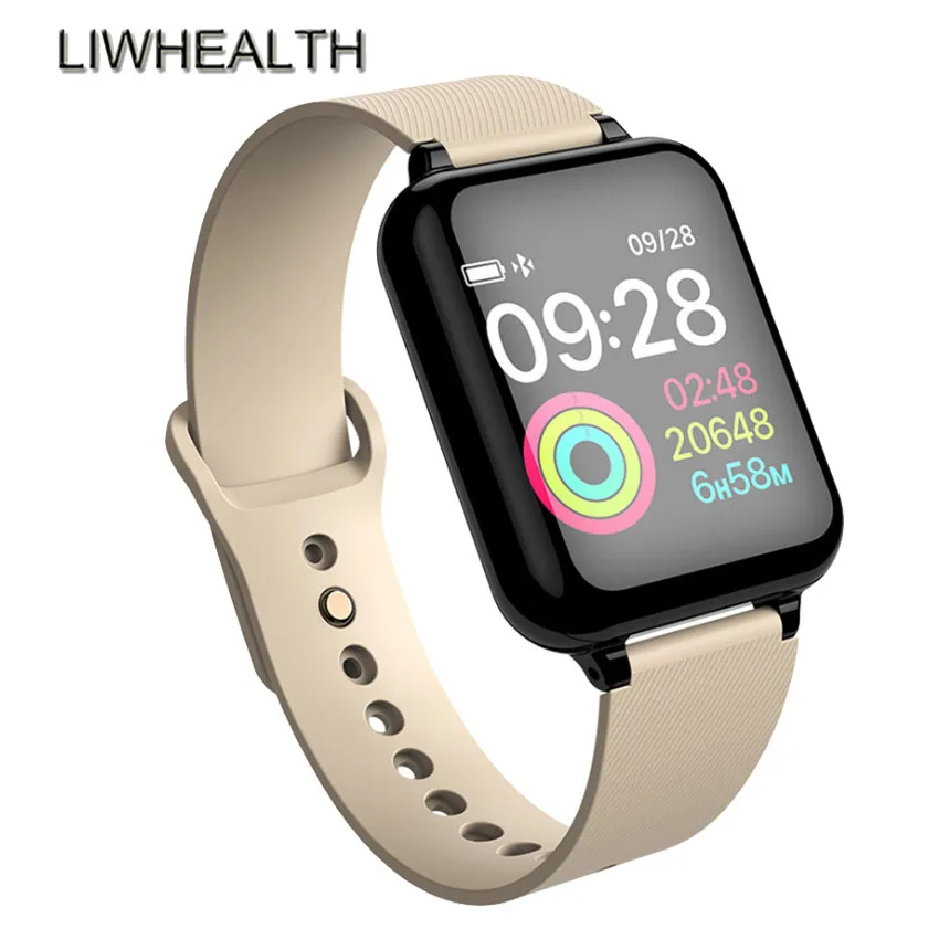

New Slim Color Smart Watch HR/BP Cardiaco Monitor Swim Smartwatch Men/Women relogio inteligente For Apple/Xiaomi/Huawei PK Q8/Q9