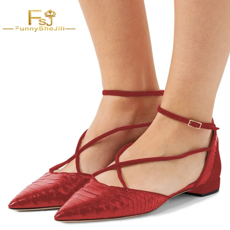 burgundy pointed toe flats
