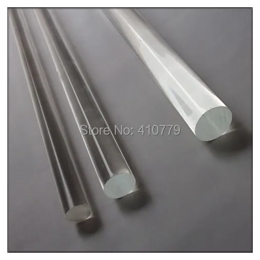Od6x500mm Home Decor акриловые круглые Ясно Стержни ПММА бар отеля улучшение Пластик Щупы