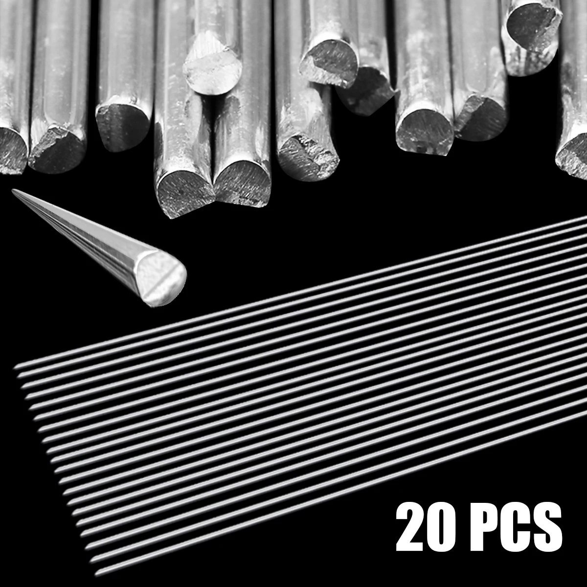 20Pcs/Lot Anti-rust Wire Soldering Rod Aluminum Welding Rods For Argon Arc Welding & Filling Material 2mmx500mm