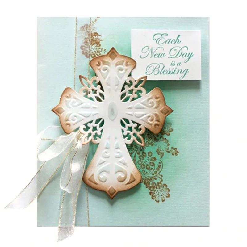 

DiyArts 3 Pcs/lot Metal Cutting Dies Scrapbooking For Card Making DIY Embossing Cuts New Craft Three Pattern Crosses