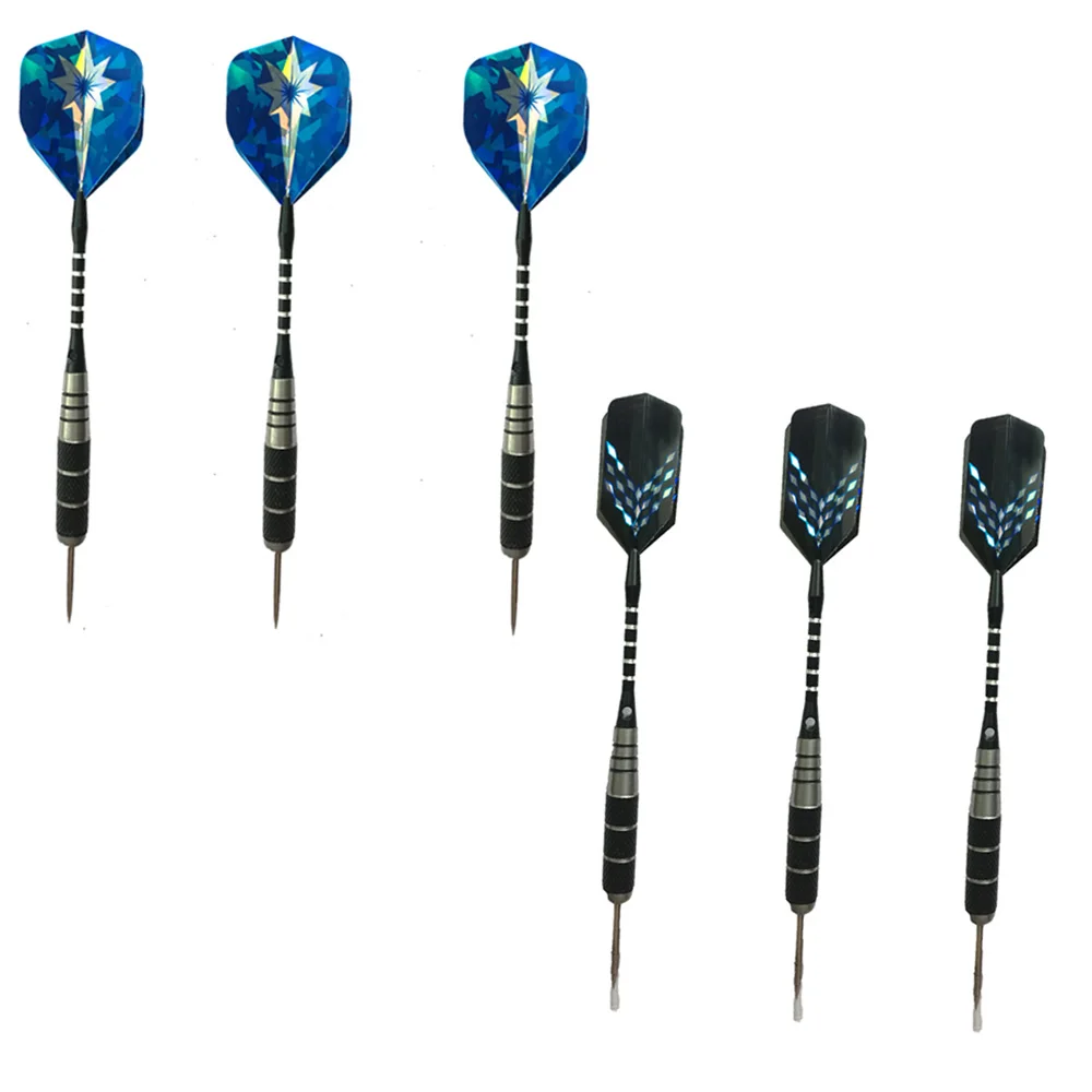 

6PC Nickel Steel Barrels Tipped Needles Darts Kit Throwing Tip Durable Darts