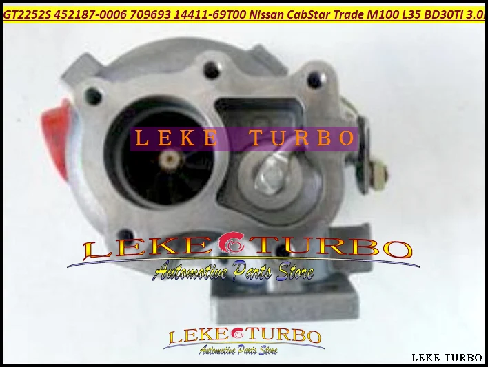 GT2252S 452187 709693-0001 14411-69T00 452187-5006S 452187-0006 Turbo For Nissan Light Truck CabStar Trade M100 L35 BD30TI 3.0L (3)