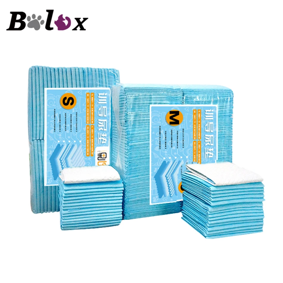 20/40/50/100pcs Dog Training Pads Super Absorbent Diaper Pet Dog Pads&Trays Puppy Diaper Urine Pad for Dogs Pet Diaper Supplies