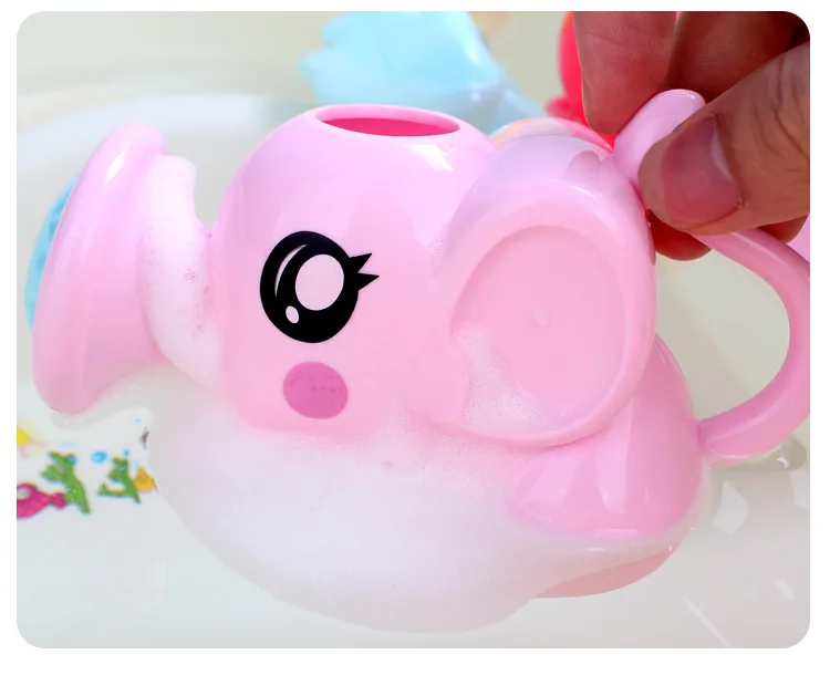 Милый слон детская игрушка для ванной для девочек и мальчиков Душ одежда заплыва пластик полив Горшок детский подарок пляж играть