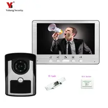 Yobang Security 7″ Video Door Phone Video Monitoring Intercom Doorbell Night Vision Waterproof Outdoor Camera+Electric lock