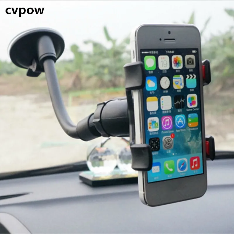 Mobile phone lazy articles bracket hose double clip navigation support