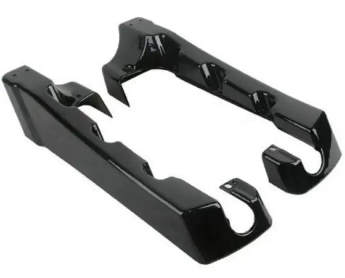 4" Hard Stretched Saddle Bag Extensions For Harley Touring Road Glide