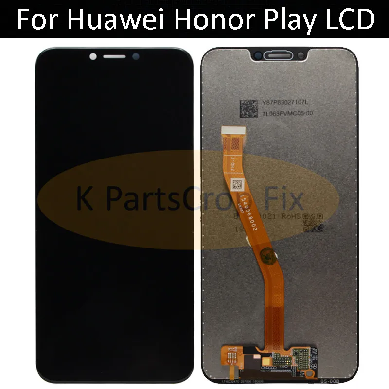 ЖК-дисплей 6 3 &quotдля Huawei Honor Play COR-L29 с дигитайзером и сенсорным экраном в сборе для