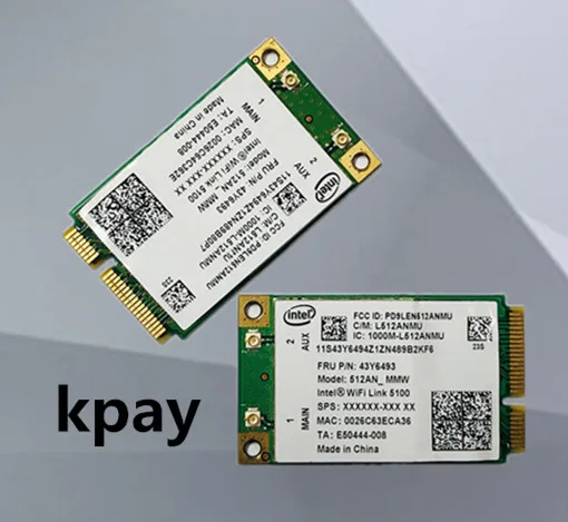 

For IBM Lenovo Intel LINK 5100 512AN_MMW PCI-E 802.11a/b/g/n 300Mbps wireless WIFI Card Thinkpad X301 X200 W500 T400 T500 SL300