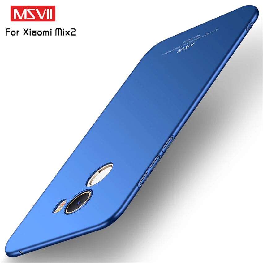 

Xiaomi Mi Mix2 Case Cover Luxury Silm Hard PC Plain Back Cover For Xiaomi Mi Mix2 Cases Full Protector Msvii Phone Coque