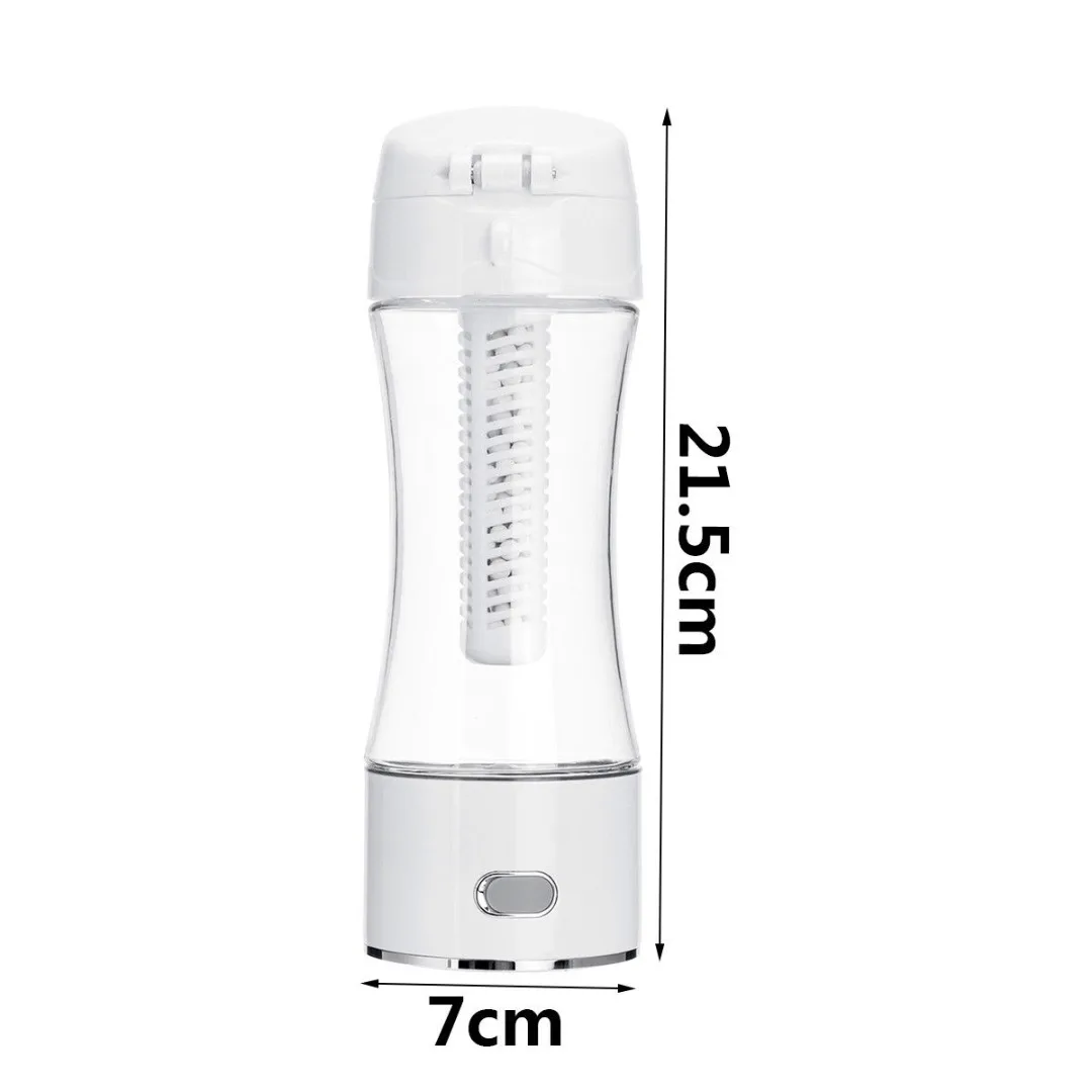 1Pc/set 1500ppb Rechargeable Bottle Hydrogen Rich Water Maker Ionizer Cup Generator