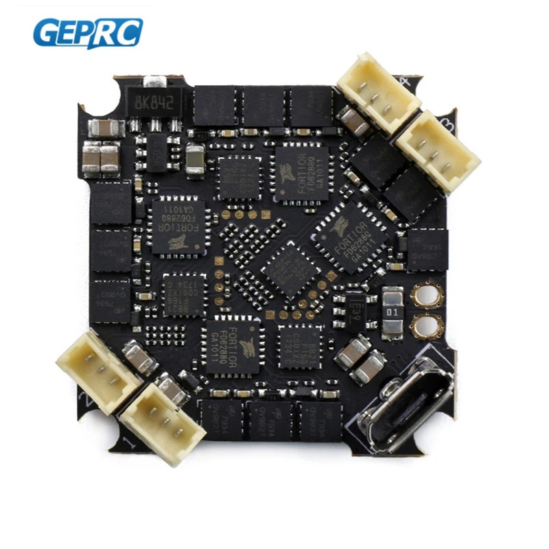 GEPRC GEP-12A-F4 12A BL_S 2-4S 4в1 ESC& V1.1 F411 F4 AIO OSD BEC Контроллер полета для радиоуправляемого дрона FPV гоночный запчасти