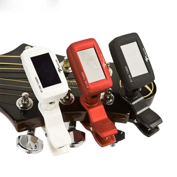 

Guitar Tuner LCD Digital Clip-on Electric Guitar Tuner Buttons Machines for Guitar Bass Violin Ukulele Guitar Parts Accessories
