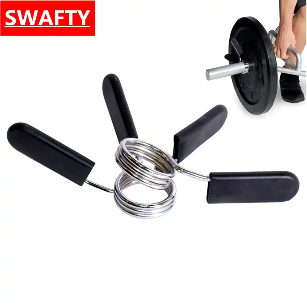 Tarente 1 Paire de 25 mm en Plastique Barbell Halt/ère Verrouillage Pince /à Ressort Clip Collier for la Formation Halt/érophilie