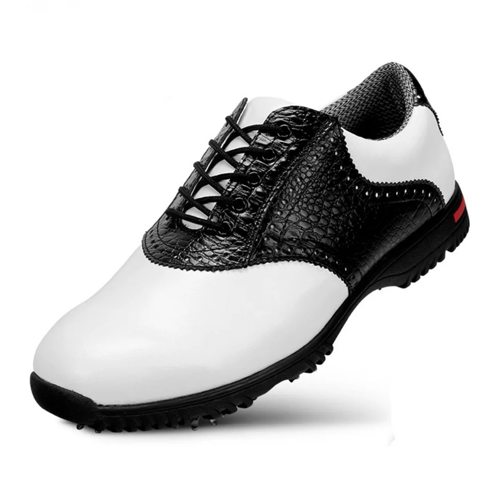 Pgm 1 Pair Golf Shoes Sports Genuine Leather Men's Shoes Waterproof 360