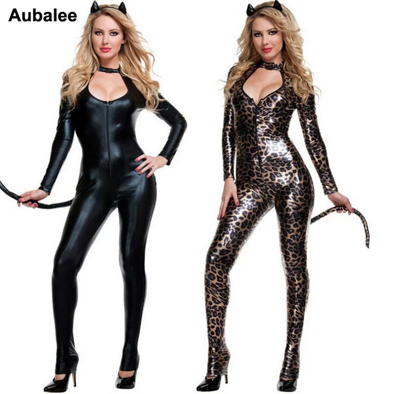 Женский леопардовый костюм с черным котом черный для косплея 2018|black cat costume|cosplay
