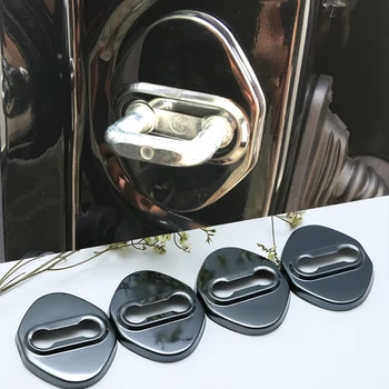

Excellent Stainless Steel Door Lock Buckle Protective Cover Auto Case For toyota C-HR CHR C HR 2015 2016 2017 2018 Car Styling
