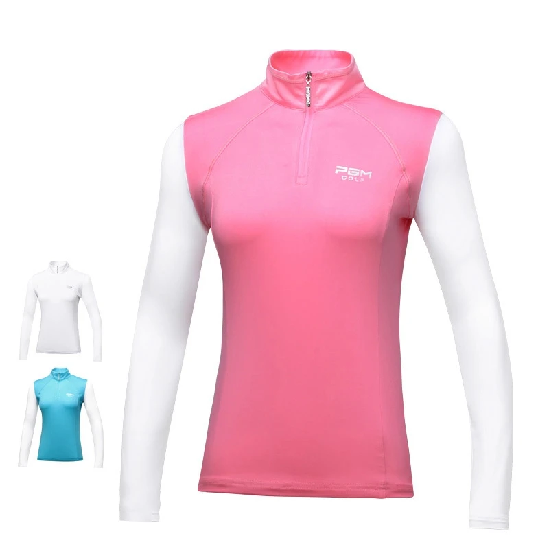 2019 Hot Golf Shirts Women PGM Fitness Women Shirts Fashion Long-sleeve Women Shirt Outdoor Golf Clothing Sportswear T-shirt