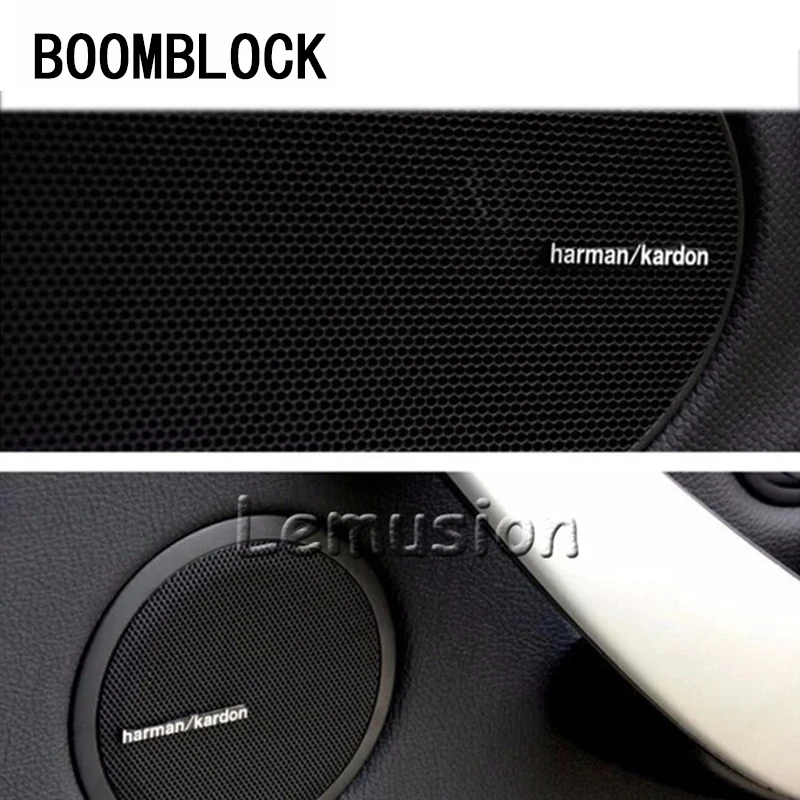 BOOMBLOCK Car Stickers Audio Video Speaker For Harman Kardon For Skoda Octavia A5 A7 2 Lexus Bmw F30 X5 E53 F10 E34 Lada Granta