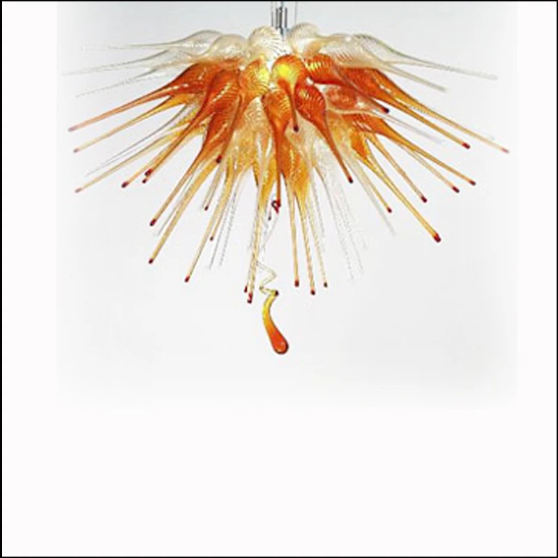 

Abstract Outdoor Blown Murano Glass Chandeliers Simple Designed Blown Glass LED Chandelier