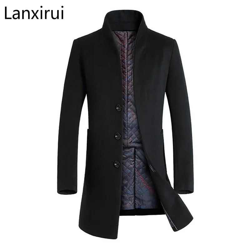 New Winter Woolen Long Peacoat Men Slim Fit Casual Thick Overcoat Mens Warm Windbreaker Trench Coat Jackets ,Ma209 New Winter Woolen Long Peacoat Men Slim Fit Casual Thick Overcoat Mens Warm Windbreaker Trench Coat Jackets ,Ma209