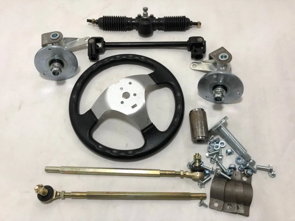 420MM Steering Gear Rack Pinion U Joint Tie Rod With 300MM Steering