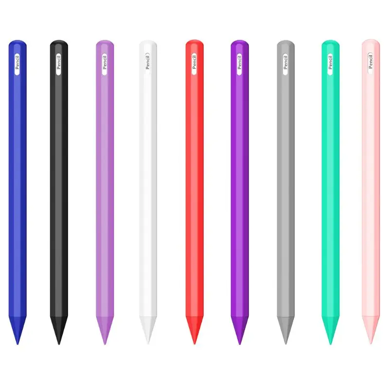 Силиконовый чехол для Apple Pencil 2-го поколения, защитный чехол iPencil 2 Grip, кожаный чехол-держатель для iPad Pro 11 12,9 дюймов Jy23