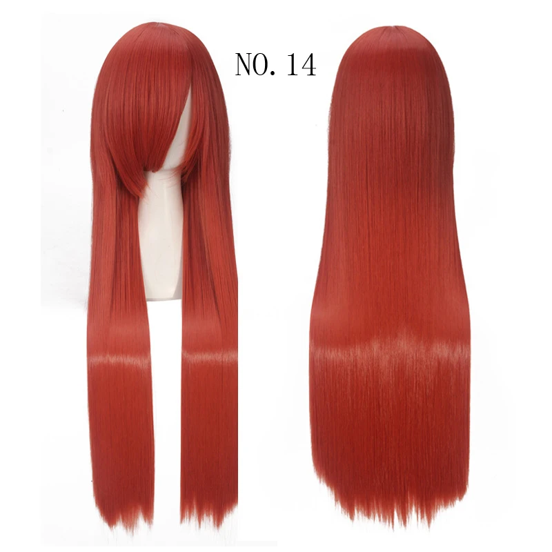 Ccutoo 80 см 32 "черный длинный прямой Синтетические волосы Косплэй костюм парик enma AI Jigoku Shoujo Yoi без тоги