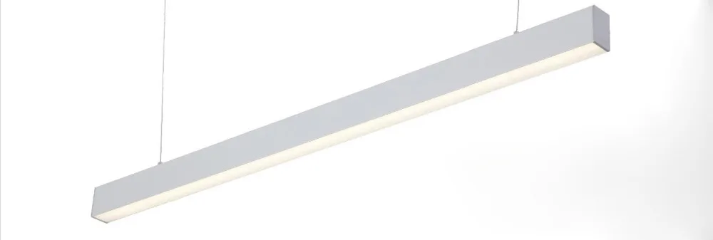 US $842.00 Free Shipping led lights line selling tube 4ft 5f 30w 40w suspended trunking pendant led linear light fixture AC85265V