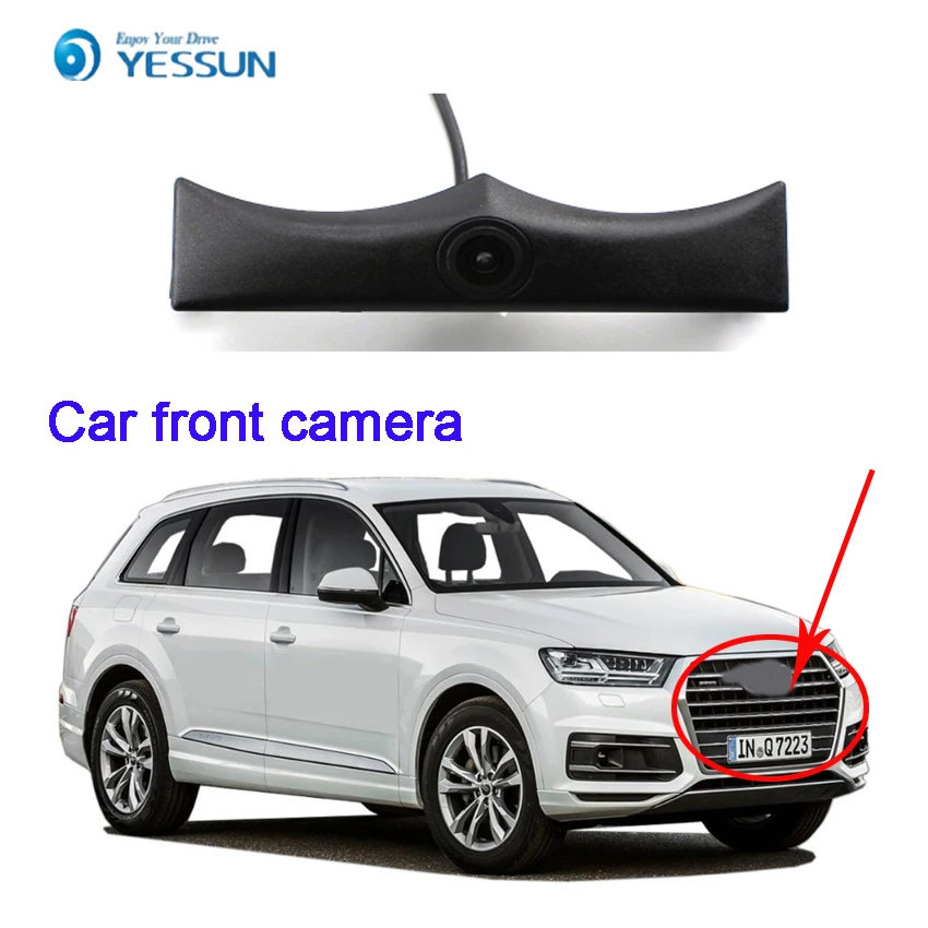 

YESSUN For Audi A4 A4L 2017 car front logo camera Positive image camera Parking Assistance high quality HD