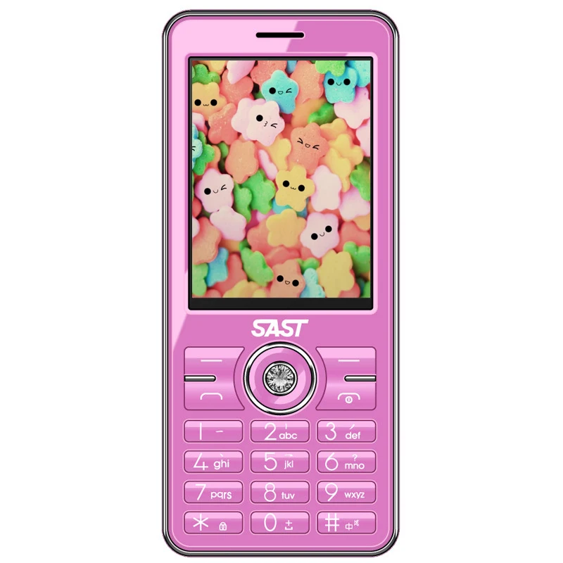 SAST A589 cell phone Red color size 122 56 12 mm 1 camera lowest price 1600mAh