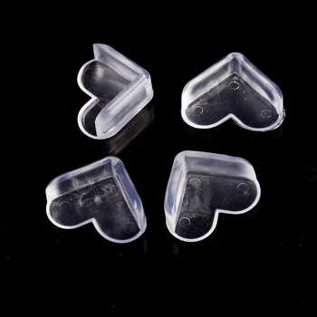 

4Pcs Table Corner Edge Guards Cover Love Heart Desigh Baby Safety Silicone Protector Children Anti Collision 5*4*2CM